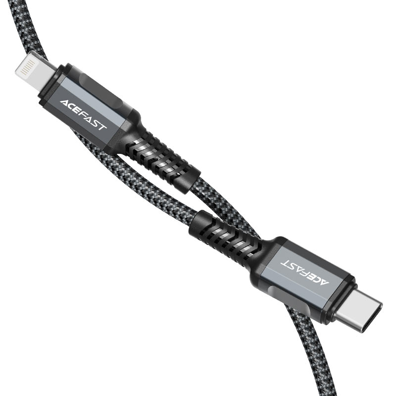 acefast c1 01 charging data cable for lightning to usb c wire