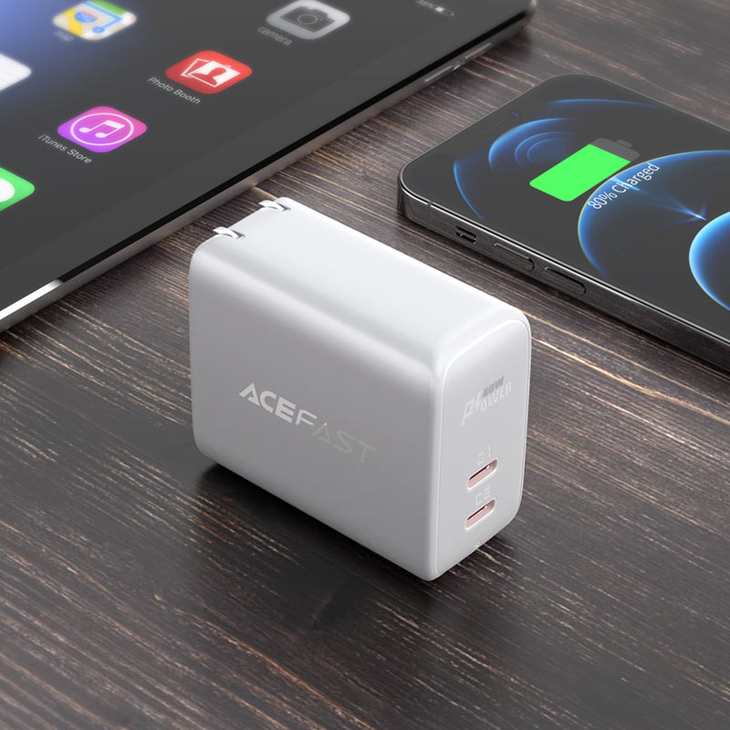 acefast a11 40w wall charger desk