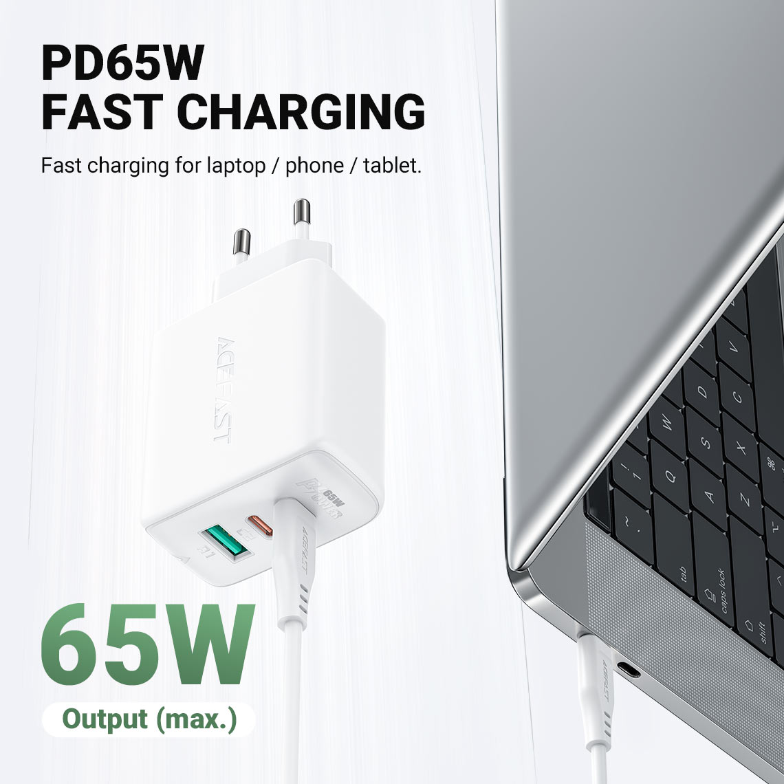 acefast a13 wall charger pd65w