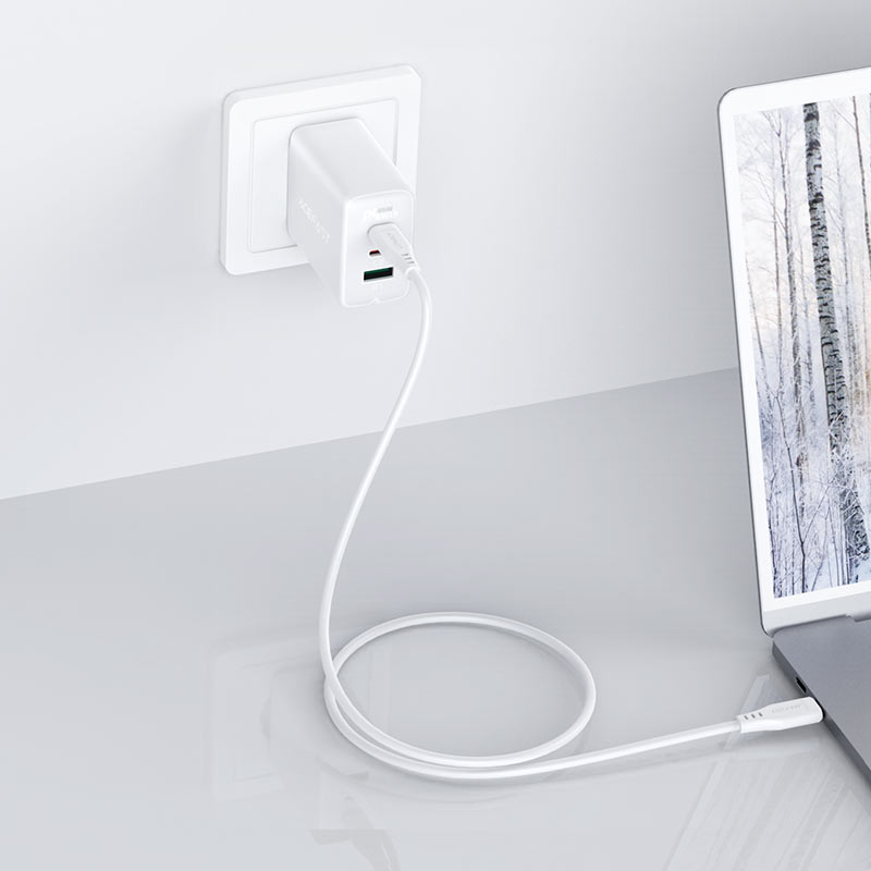 acefast a14 65w wall charger interior white
