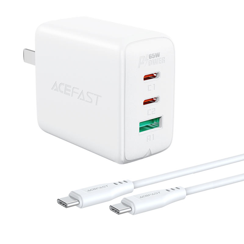 acefast a14 65w wall charger ports