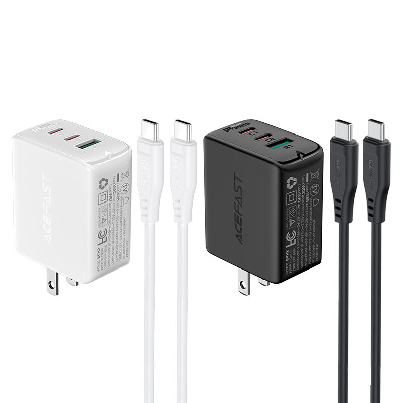 acefast a15 65w wall charger colors