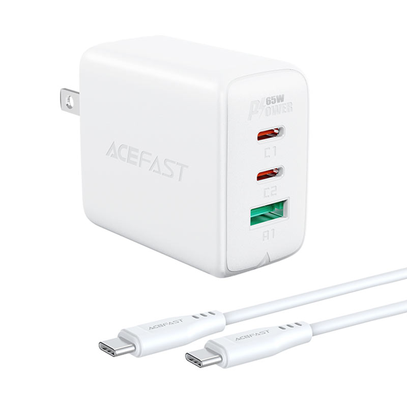 acefast a15 65w wall charger ports