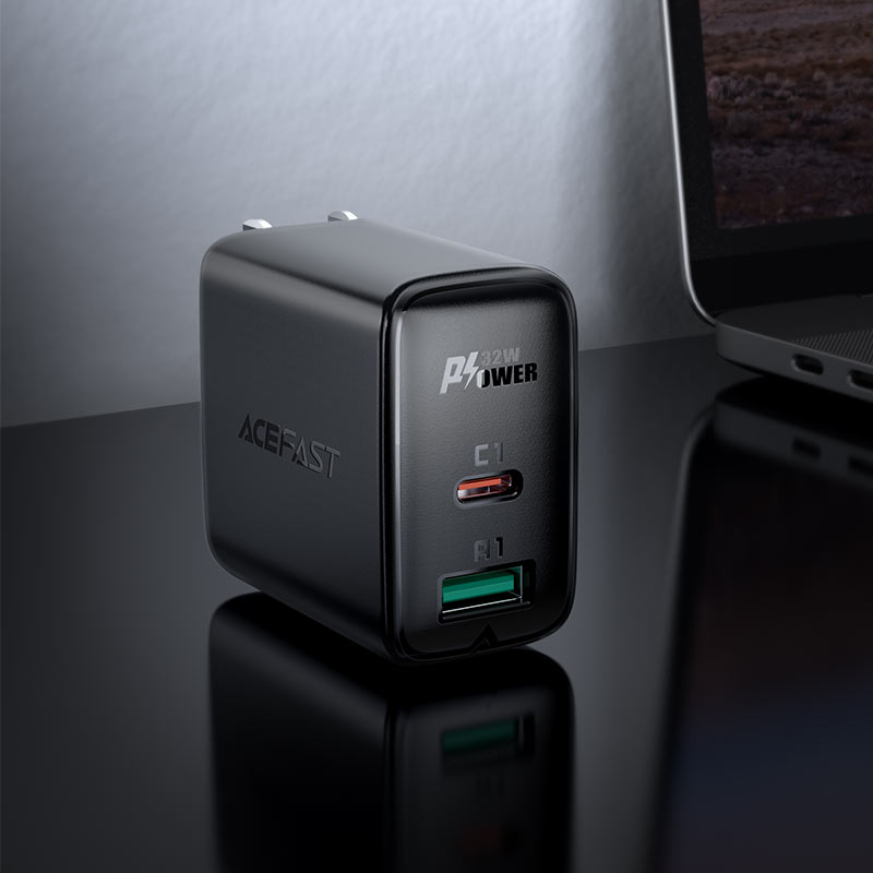 acefast a6 32w wall charger desk