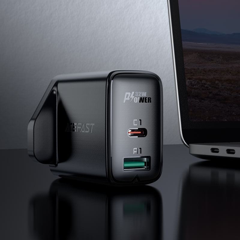 acefast a8 32w wall charger desk