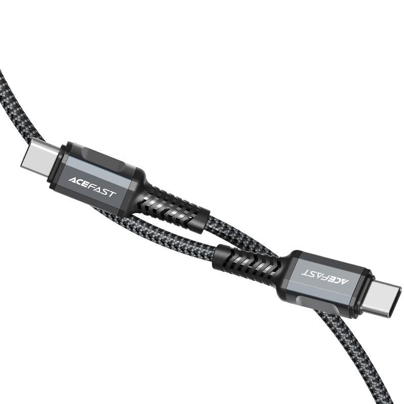 acefast c1 03 charging data cable usb c to usb c 60w bending