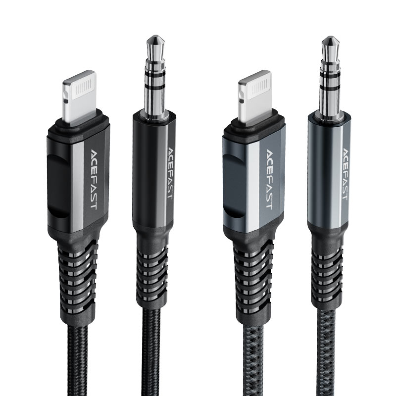 acefast c1 06 audio cable for lightning to 3 5 mm colors
