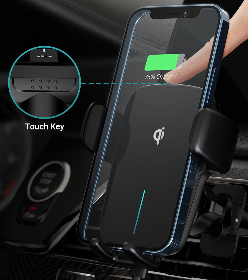acefast d1 car holder wireless charger key