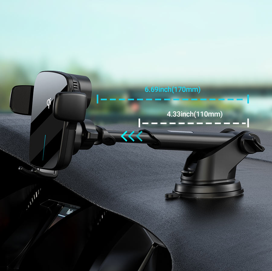 acefast d1 car holder wireless charger length