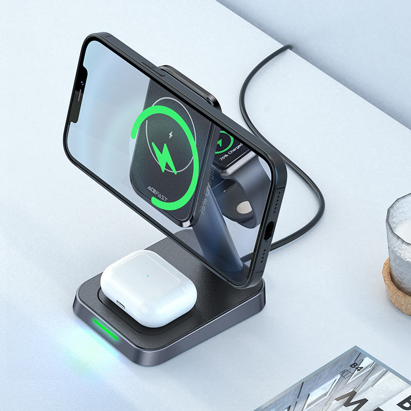 acefast e3 desktop 3in1 wireless charging stand headset v2
