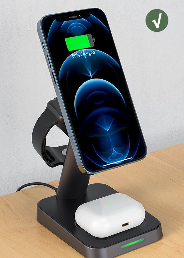 acefast e3 desktop 3in1 wireless charging stand after
