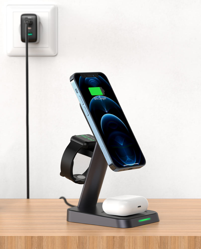 acefast e3 desktop 3in1 wireless charging stand fast