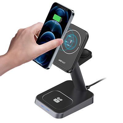 acefast e3 desktop 3in1 wireless charging stand magnetic