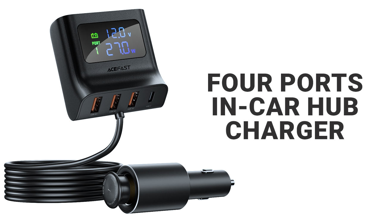 acefast b8 car hub charger banner