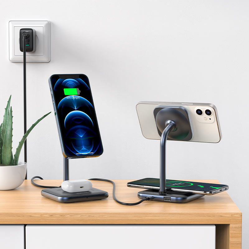 acefast e1 desktop 2in1 wireless charging stand overview