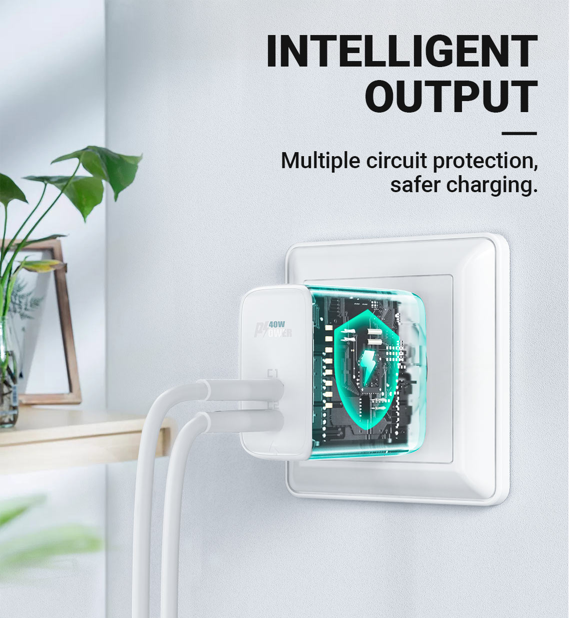 acefast a11 wall charger intelligent output