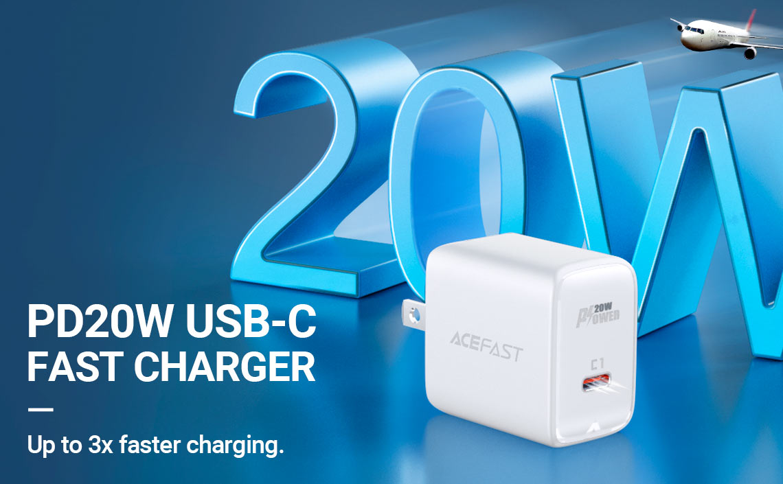 acefast a3 pd20w wall charger fast