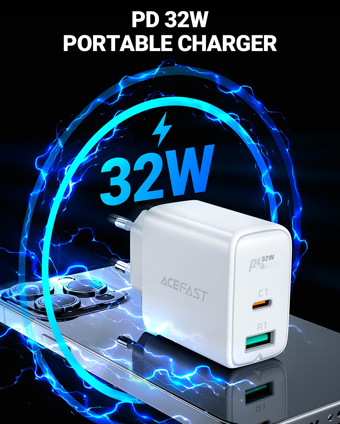 acefast a5 wall charger portable