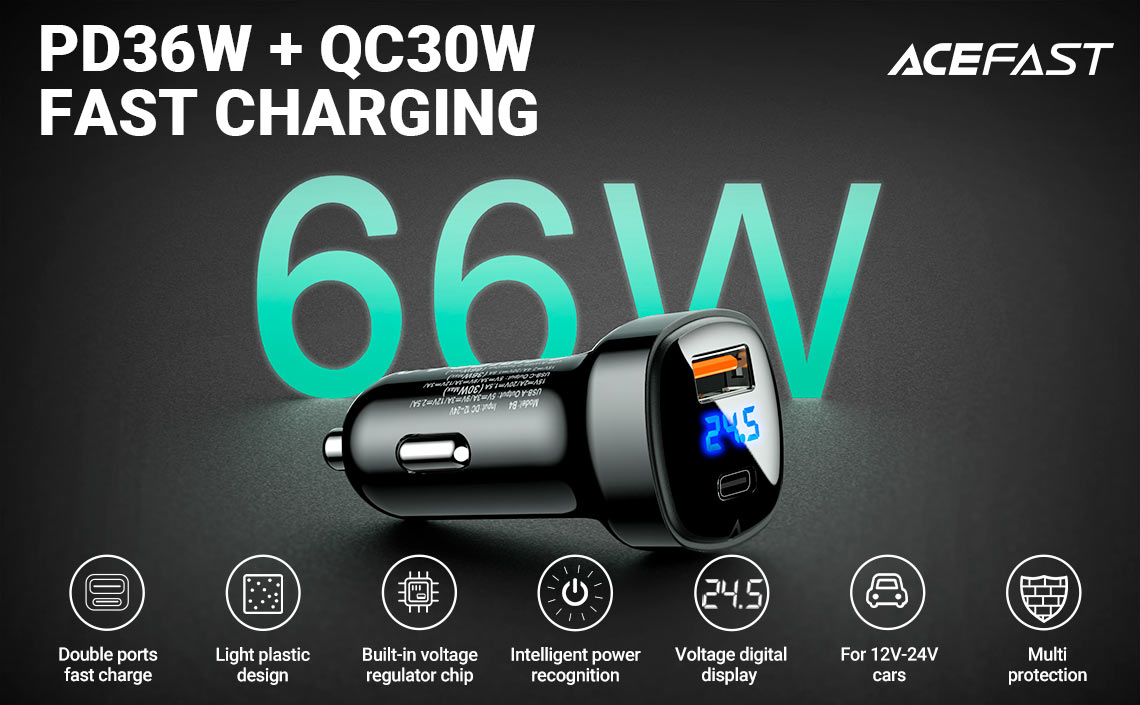 acefast b4 incar charger key points