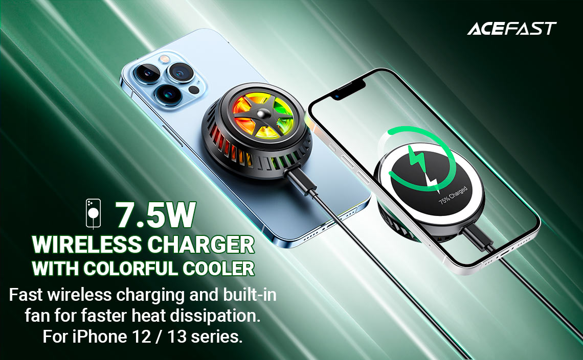 acefast e2 cooling wireless charger fast