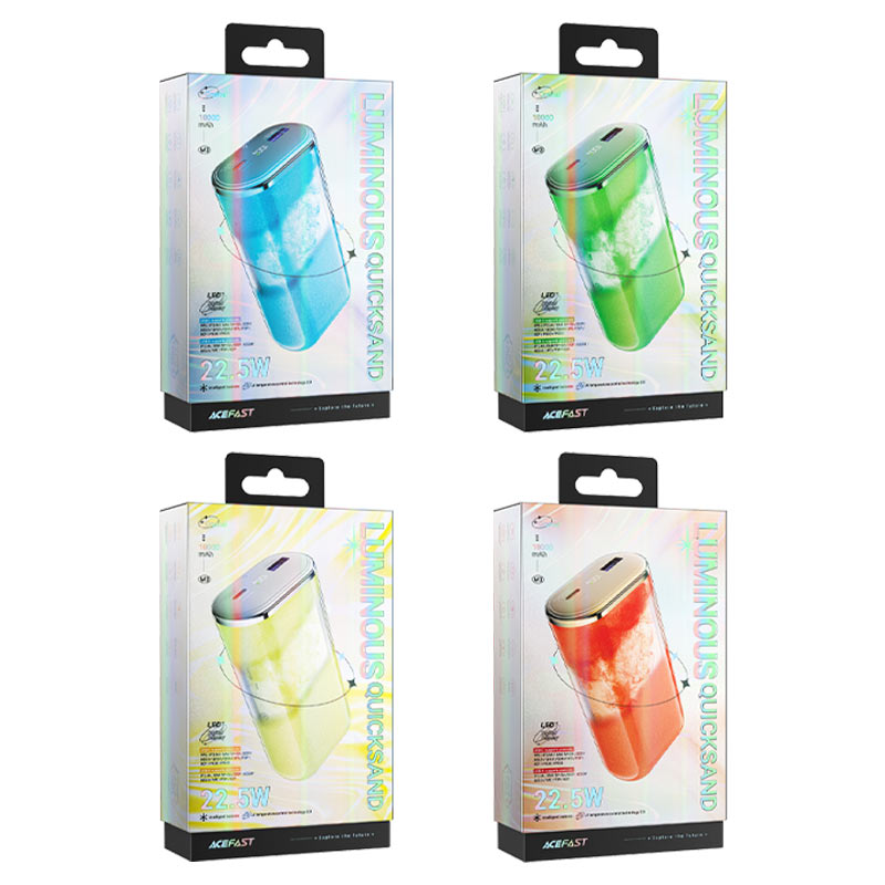 acefast m3 sparkling series 22 5w power bank 10000mah packaging