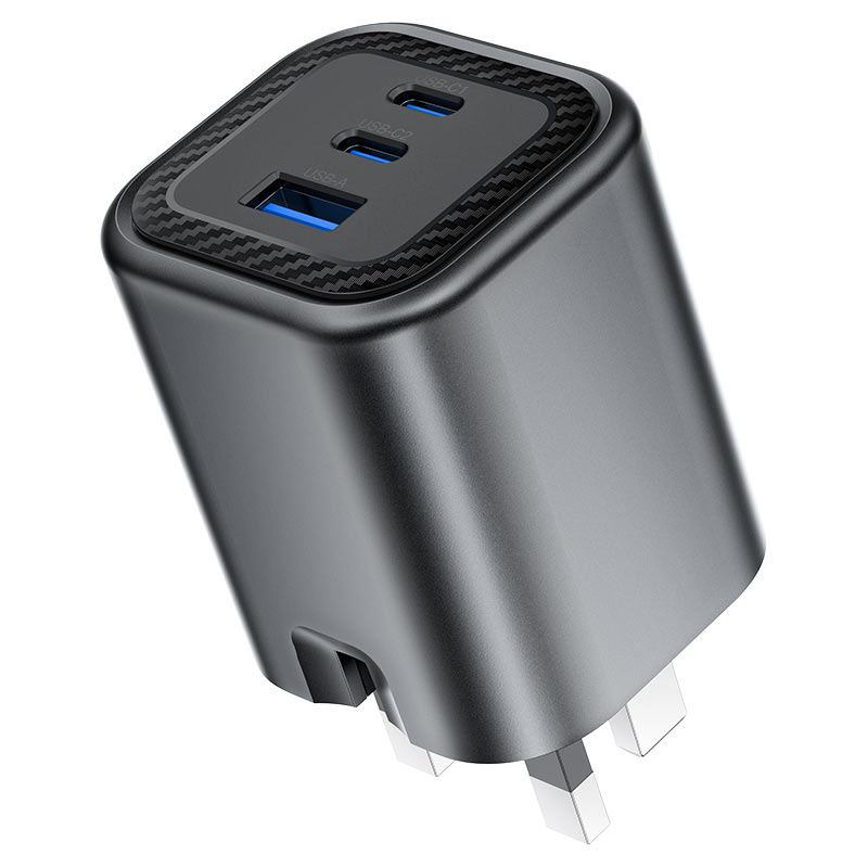 acefast a122 pd65w gan 2xusbc usba charger uk ports