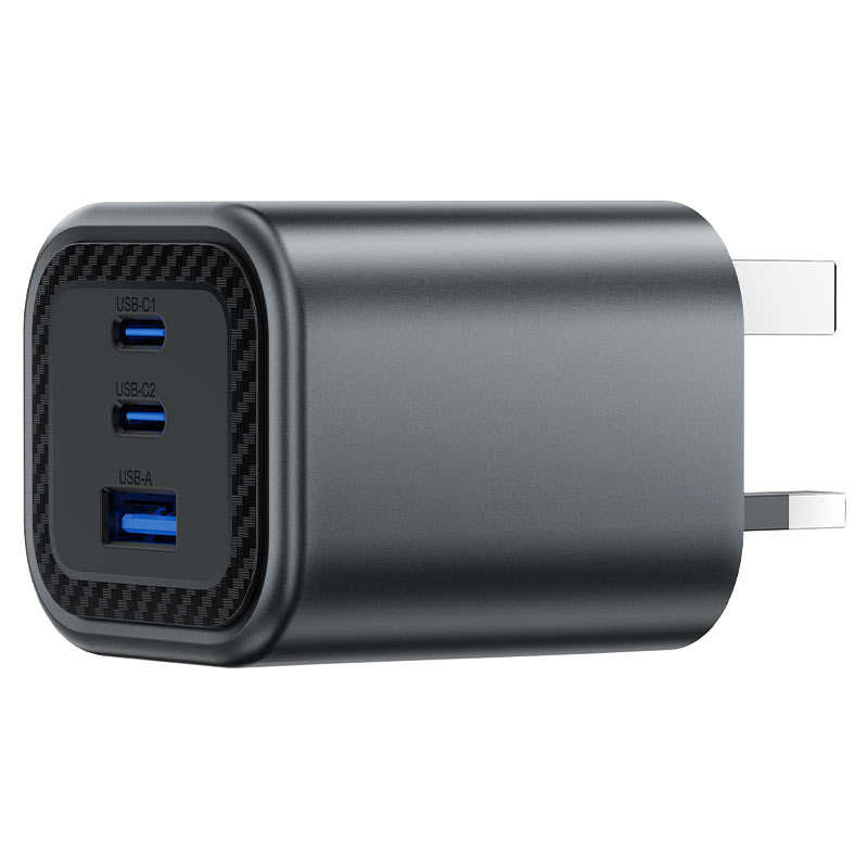 acefast a122 pd65w gan 2xusbc usba charger uk shell