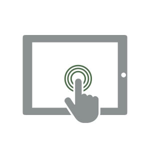 capacitive screen round icon